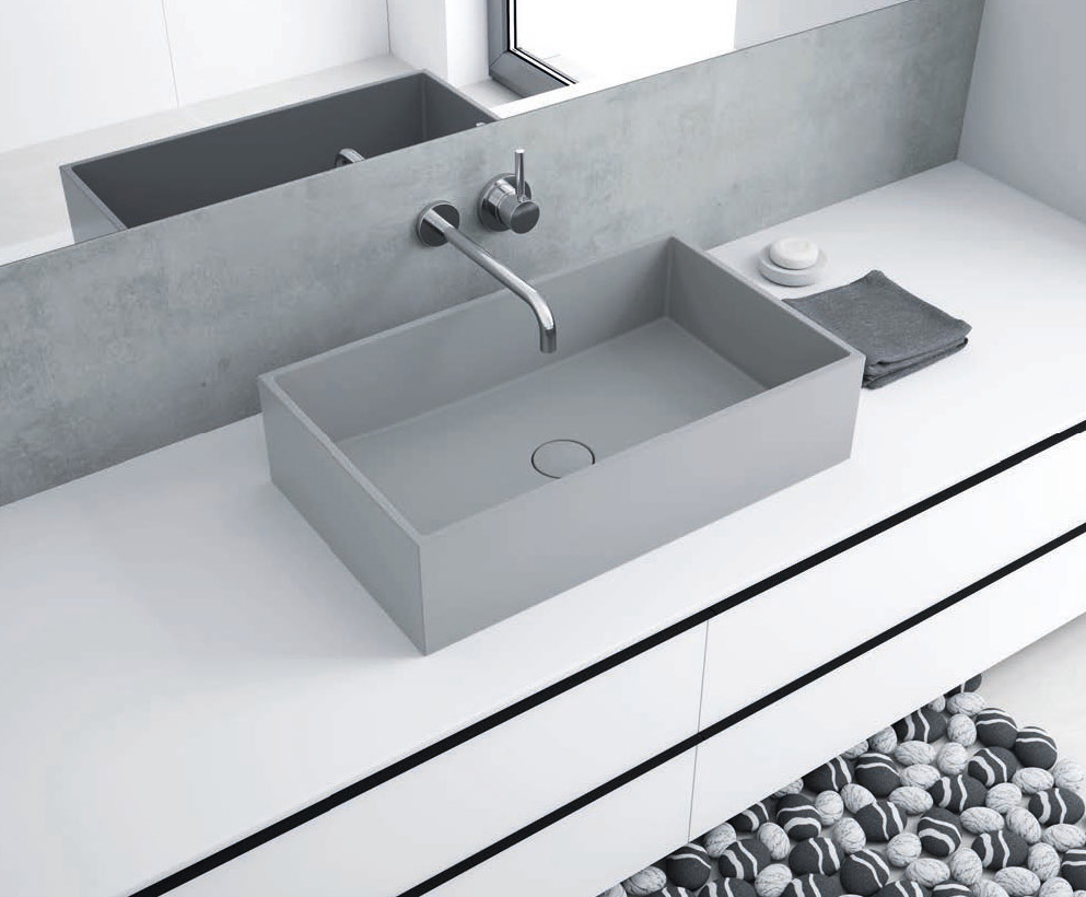 Ausgefallene Waschbecken für Gäste WC
